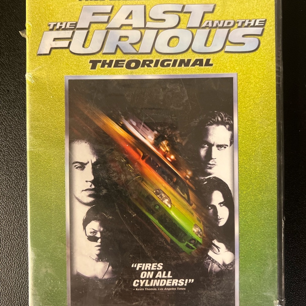 The Fast and the Furious (DVD, 2001) Paul Walker, Vin Diesel New Sealed